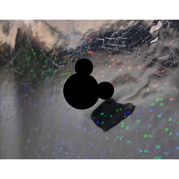 Disney Pin Backs Mickey Head Shape Branded Black Rubber Package Of 10 .5" - Picture 3 of 3